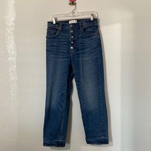 Abercrombie & Fitch Ankle Straight Ultra High Rise 10